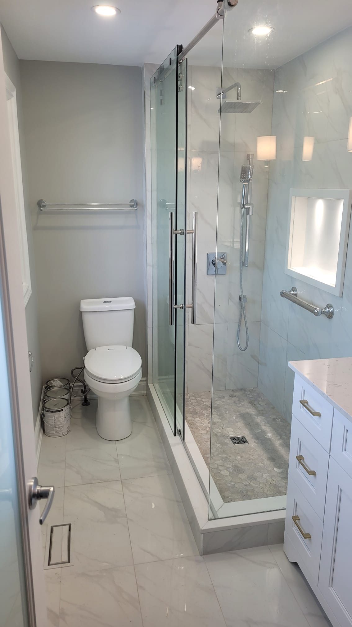 Bathroom renovation project by PG Pro Construction, Brampton, ON