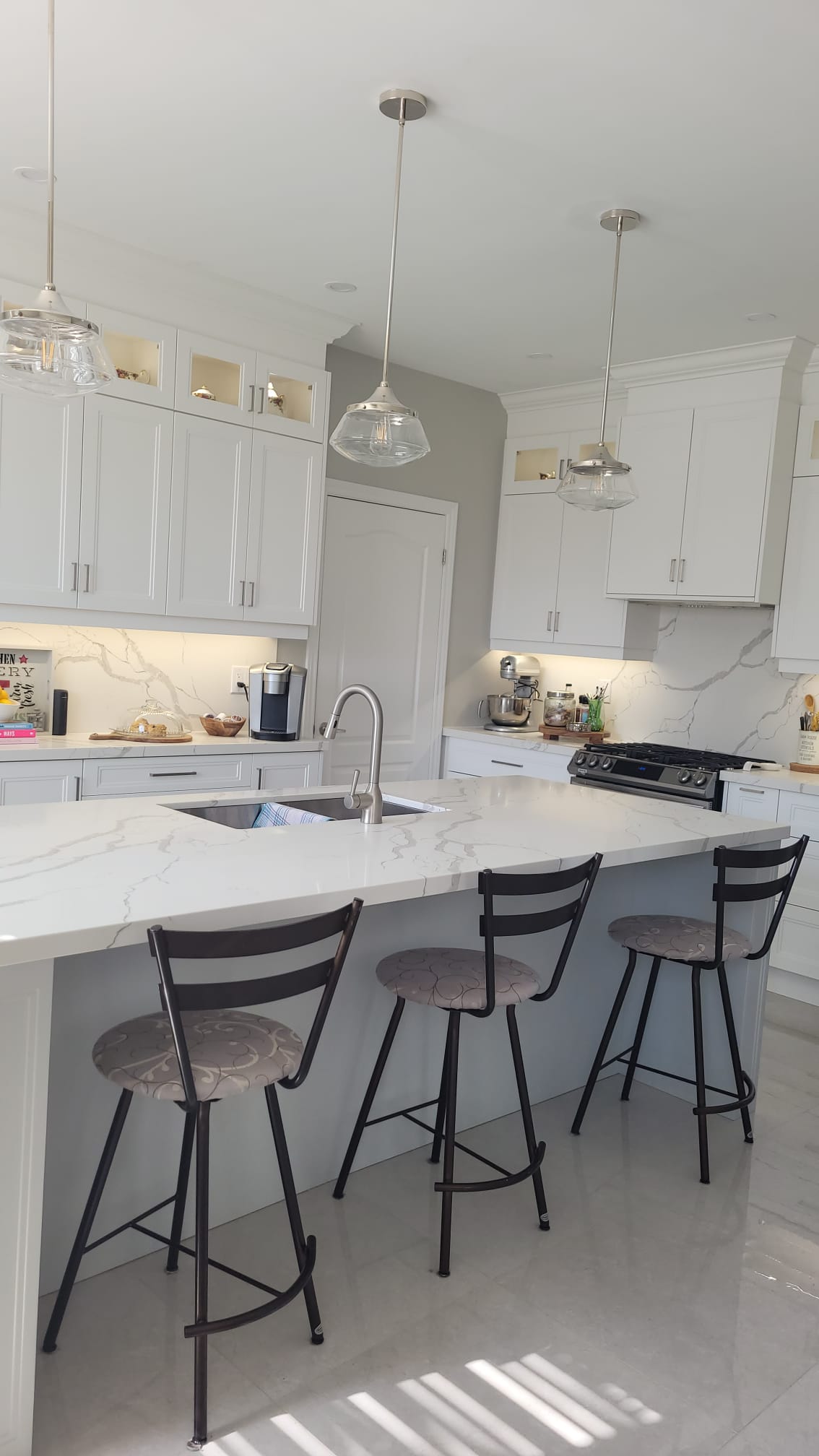 Kitchen renovation project by PG Pro Construction, Orangeville, ON